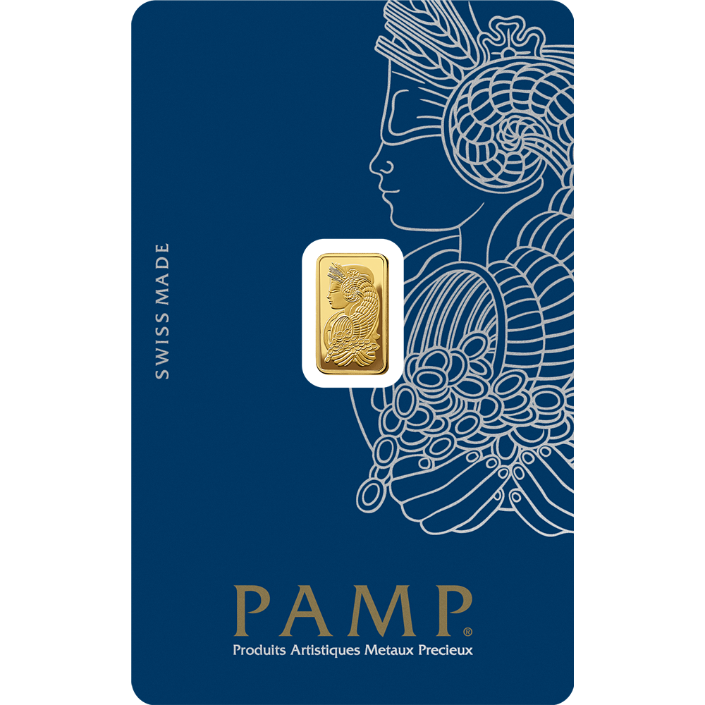 PAMP Suisse Lady Fortuna Minted Bar 1g