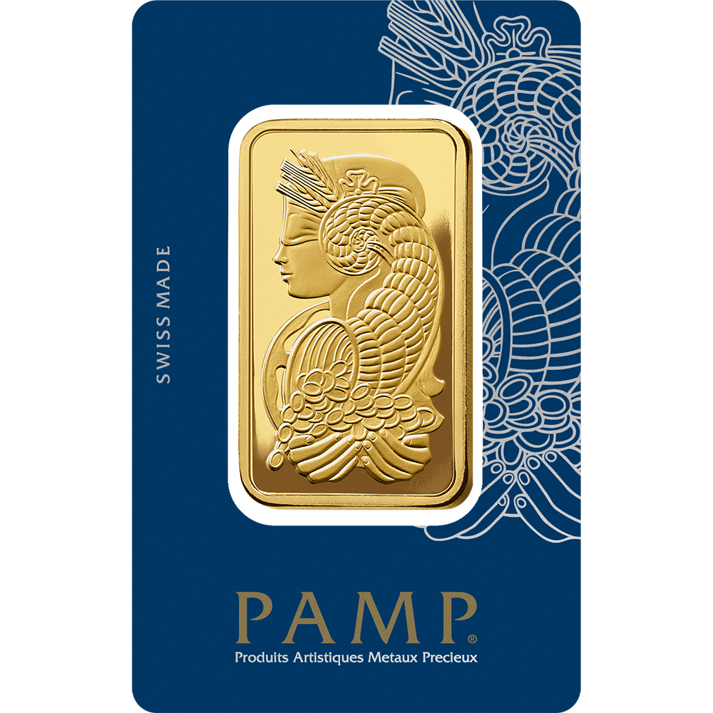 PAMP Suisse Lady Fortuna Minted Bar 50g